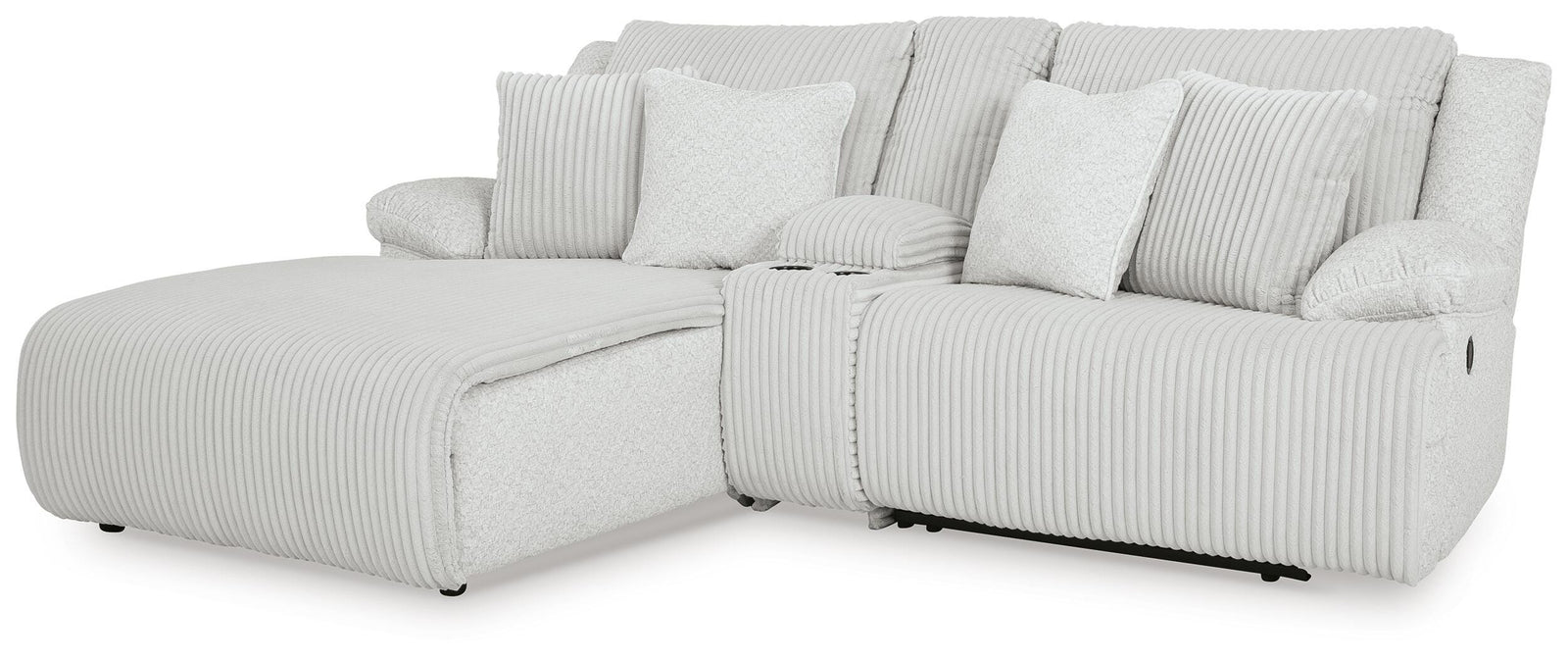 Top Tier 3-Piece Reclining Sectional Sofa with Chaise (92706-SI)