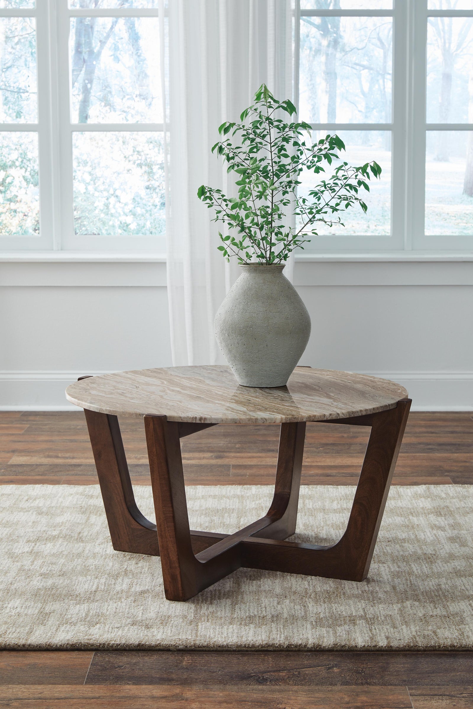 Tanidore Coffee Table - Warm Brown (T667-SI) - Image 4