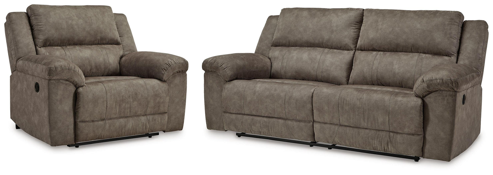 Laresview Reclining Sofa and Oversized Recliner (37203-SI)