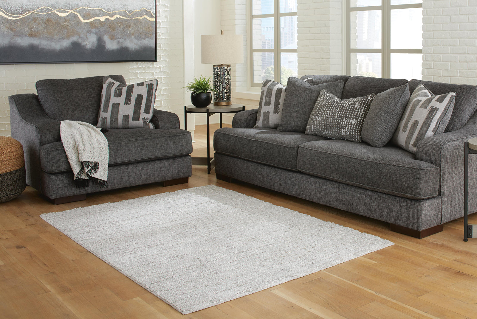 Ivygail 75 x 96 Rug (R40451-SI) - Image 2