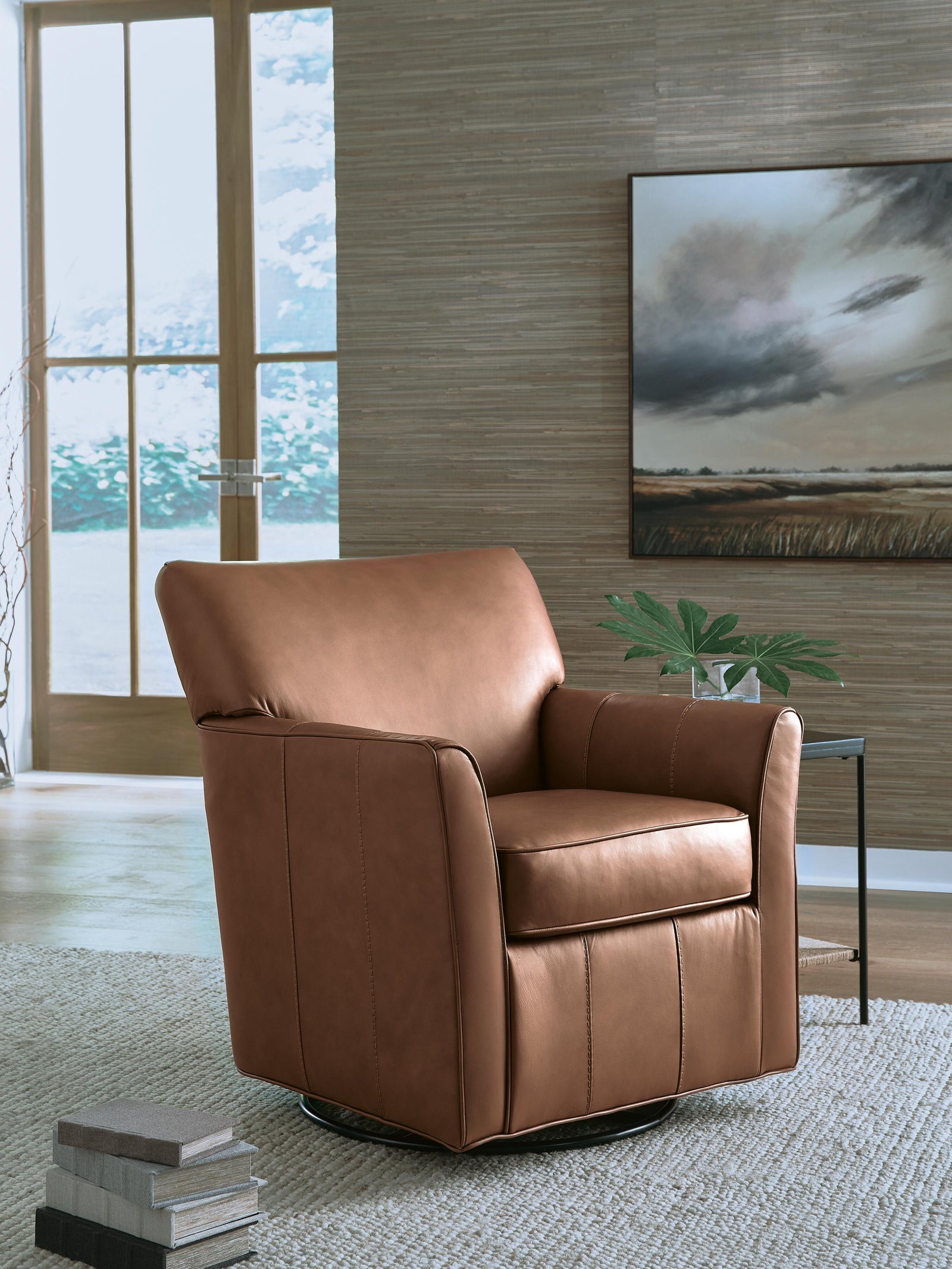 Braydunn Swivel Glider Accent Chair (A3000821-SI) - Image 2