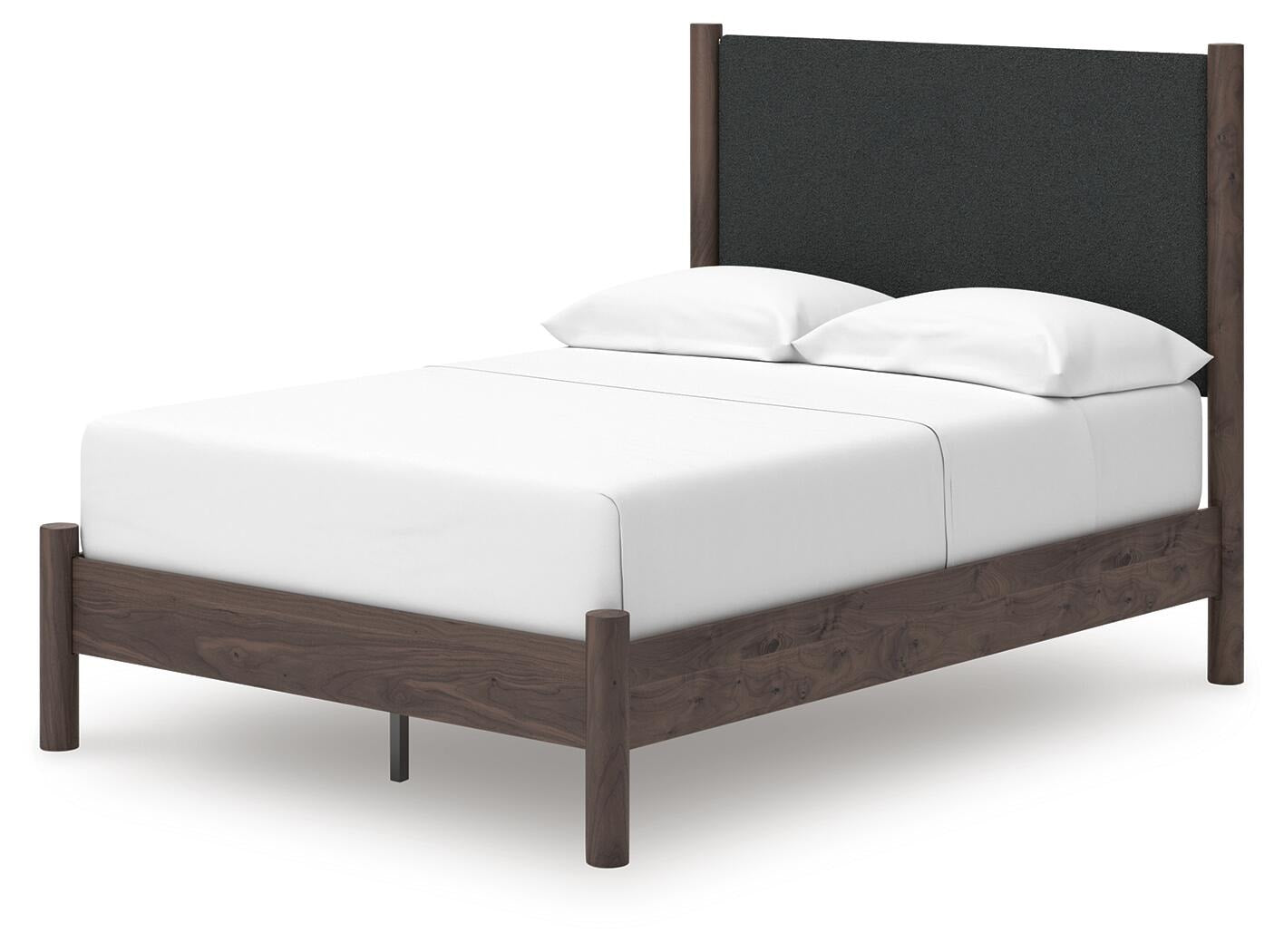 Pamytta Full Upholstered Platform Bed, Dresser and Mirror (PCB2614-SI) - Image 13