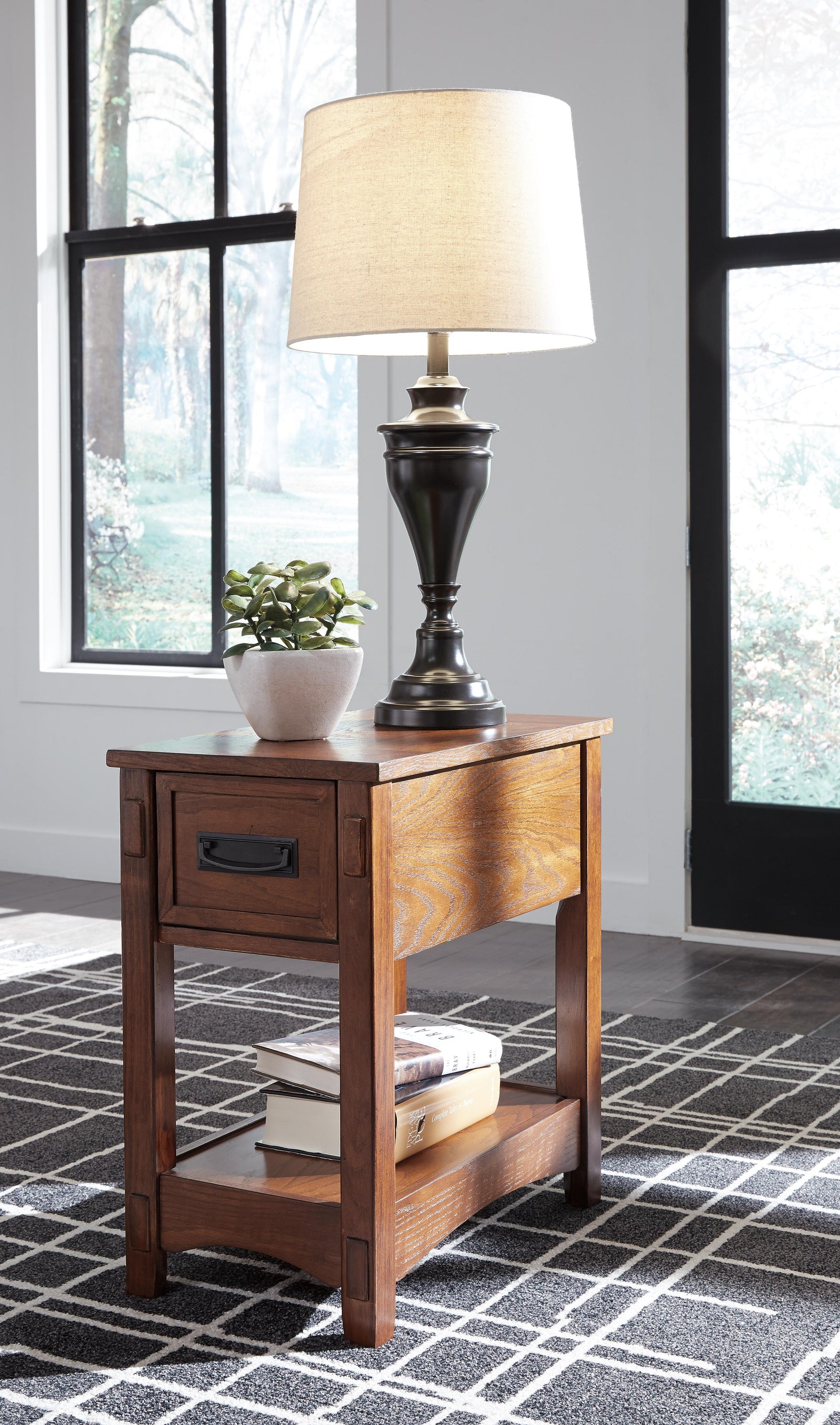 Breegin Chairside End Table - Brown (T007-SI) - Image 13