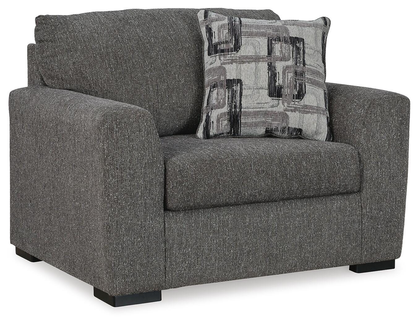 Gardiner Oversized Chair and Ottoman (52404-SI) - Image 3