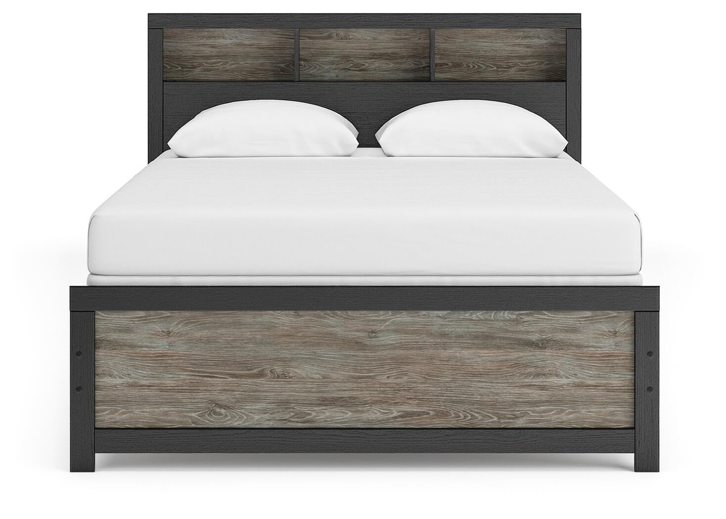Broachmyn Queen Bookcase Bed, Chest and Nightstand (PCB1118-SI) - Image 9