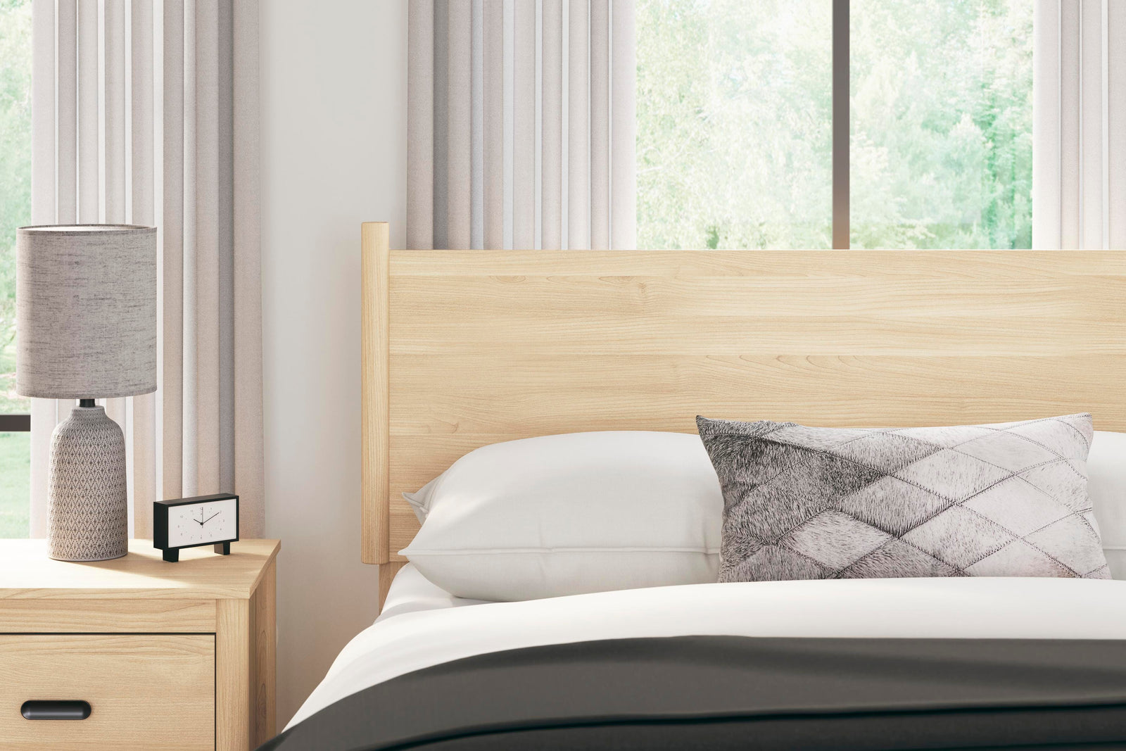 Cabinella Panel Headboard - Tan (EB2444-SI) - Image 7
