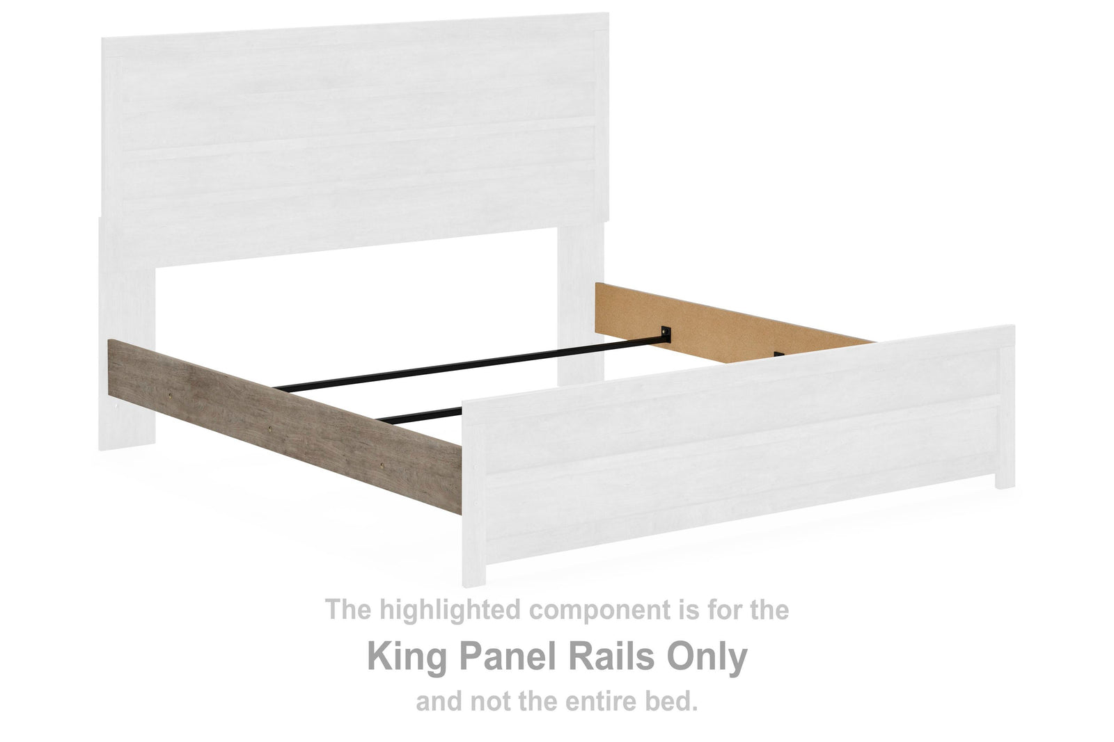 Culverbach Panel Rails - Gray (B070-SI) - Image 2