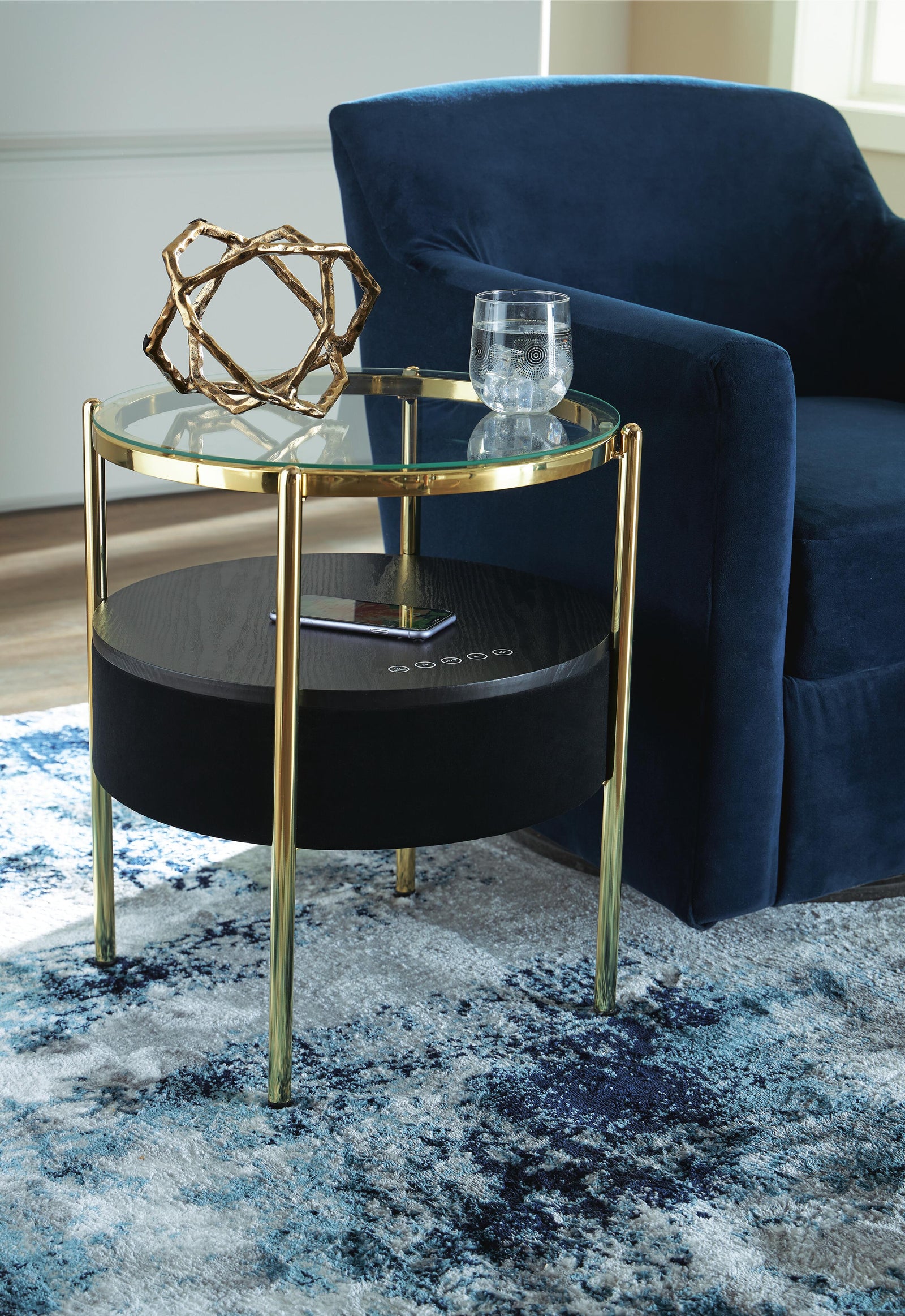 Nedman Accent Table with Speaker (A4000669-SI) - Image 4