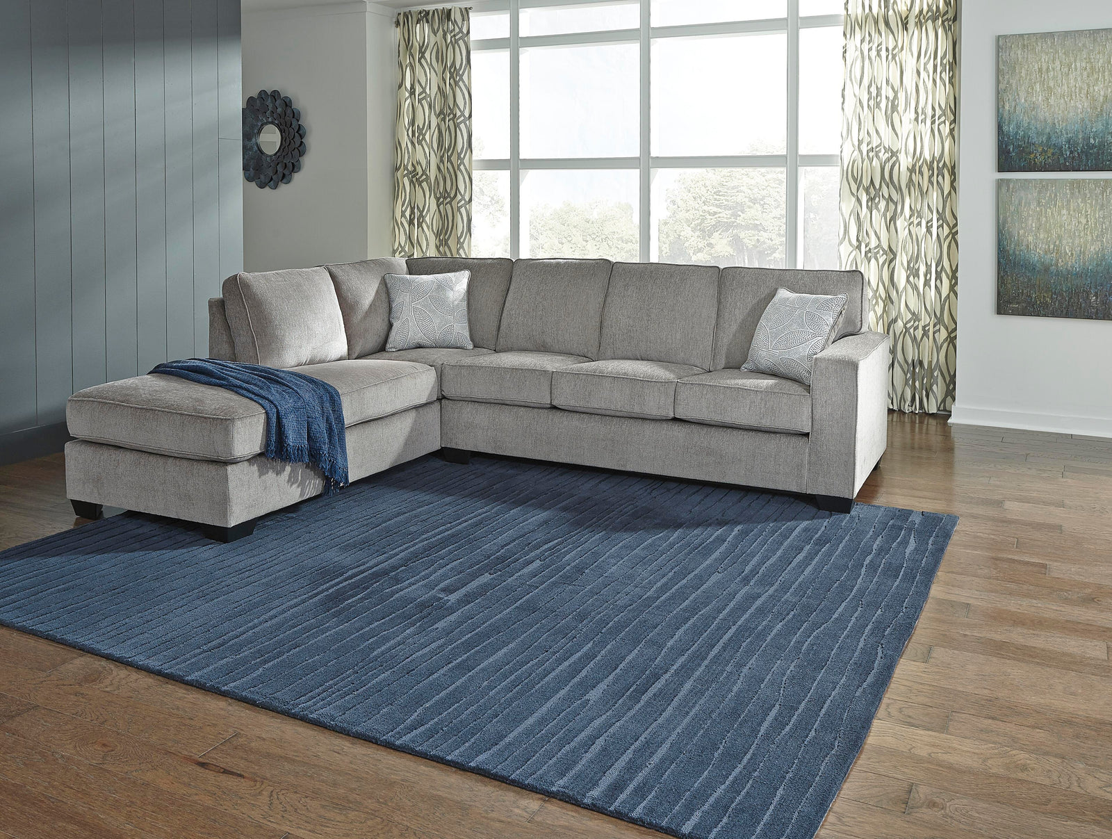 Altari 2-Piece Sectional with Ottoman (87214-SI) - Image 5