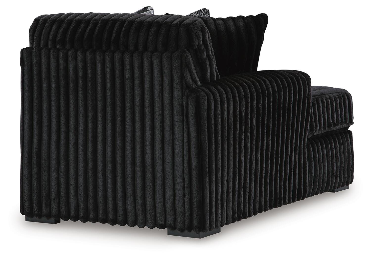 Midnight-Madness 2-Piece Sectional and Ottoman (98103-SI) - Image 8