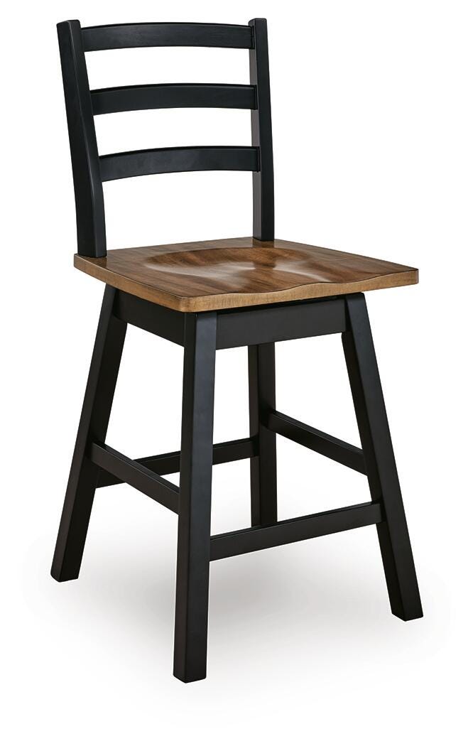 Wildenauer Counter Height Barstool (Set of 2) (D634-SI) - Image 3