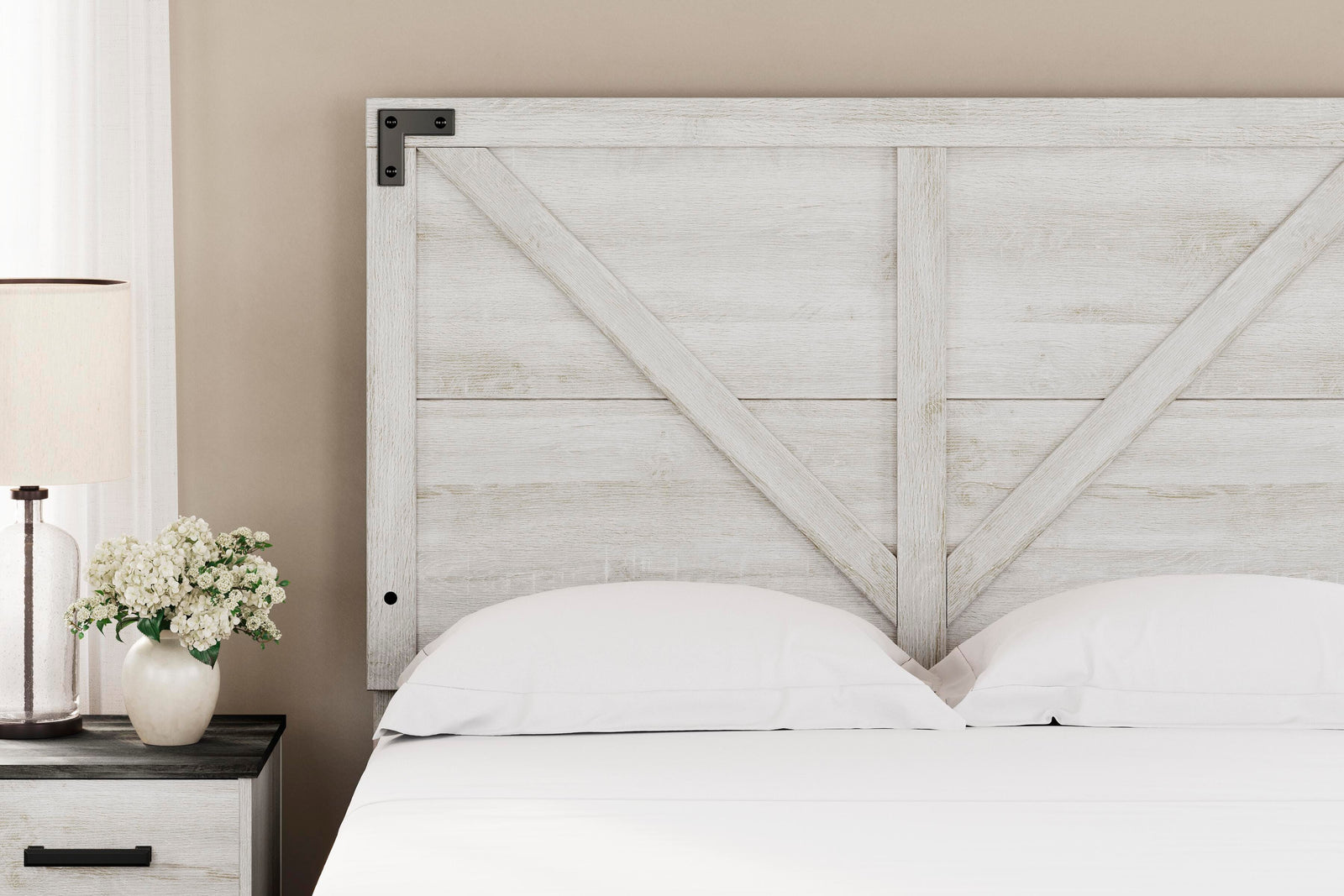 Shawburn Panel Bed with Chest - White/Brown (EB4121-SI) - Image 13