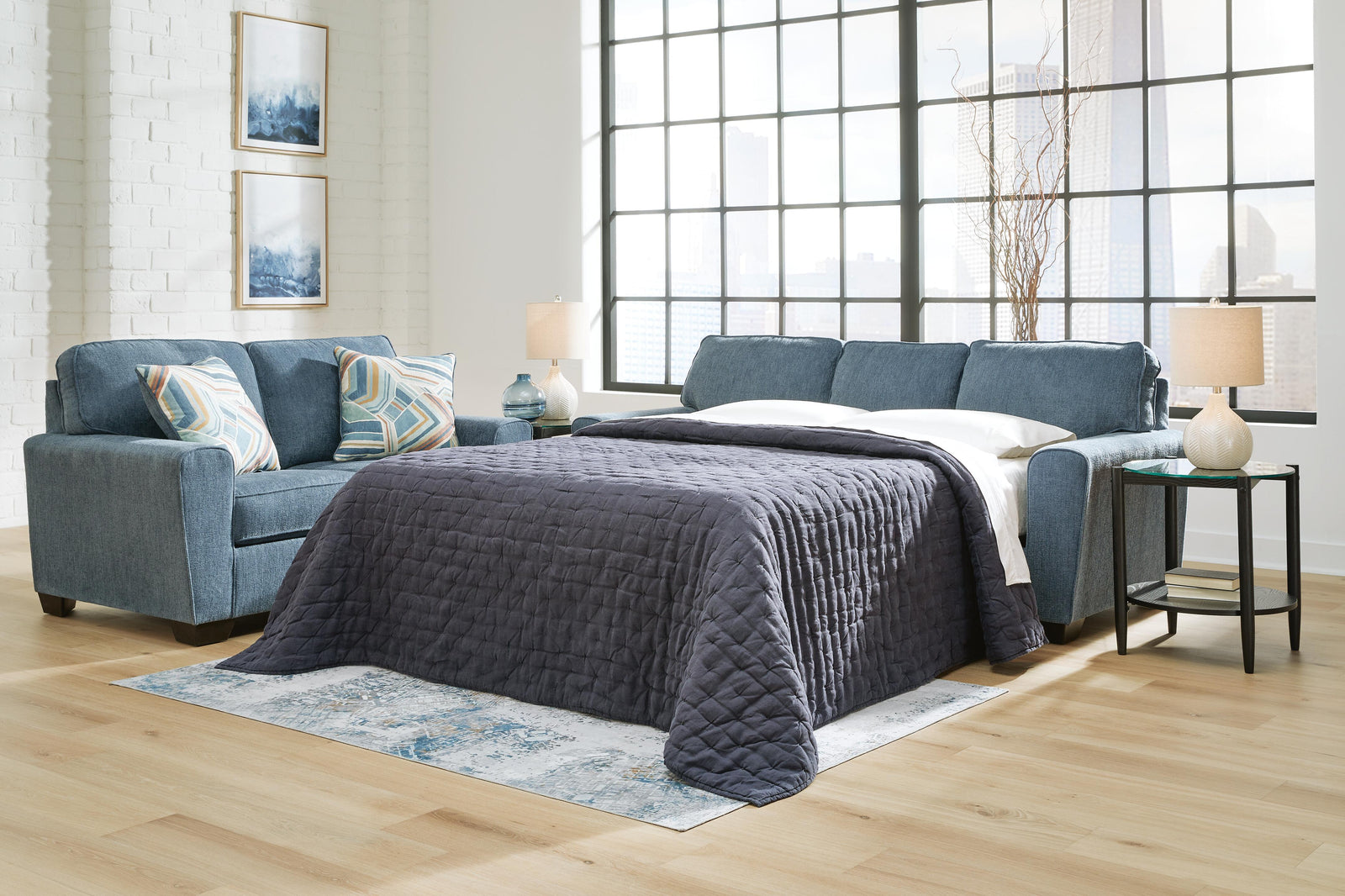 Cashton Queen Sofa Sleeper (40605-SI) - Image 19