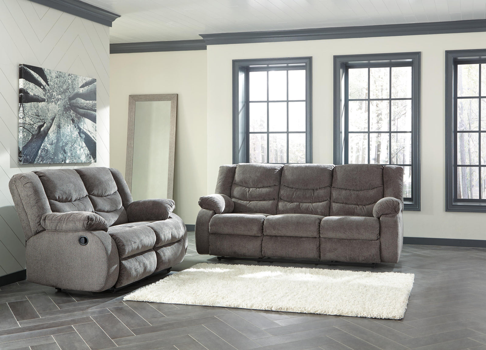 Tulen Reclining Sofa and Loveseat (98606-SI) - Image 6