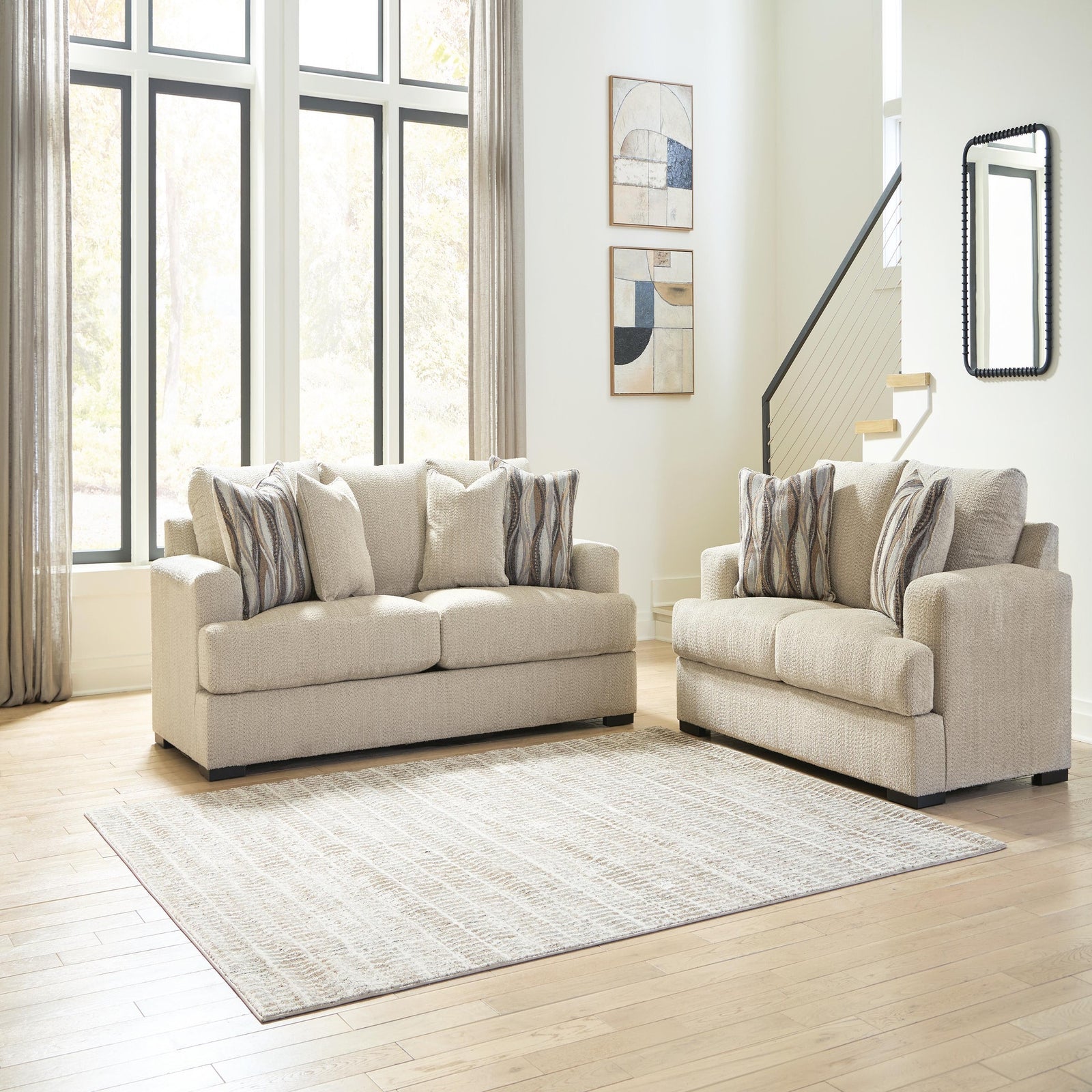 Lofwood Sofa and Loveseat (PC69605-SI) - Image 8
