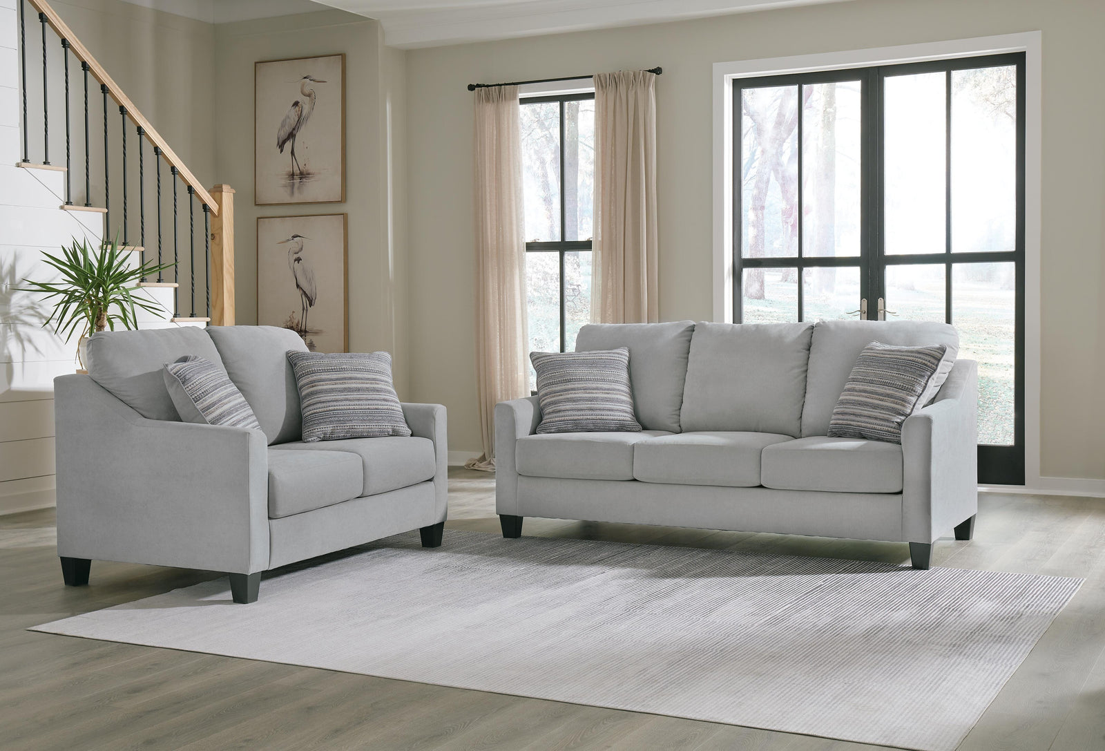 Adlai Sofa and Loveseat (30103-SI) - Image 2