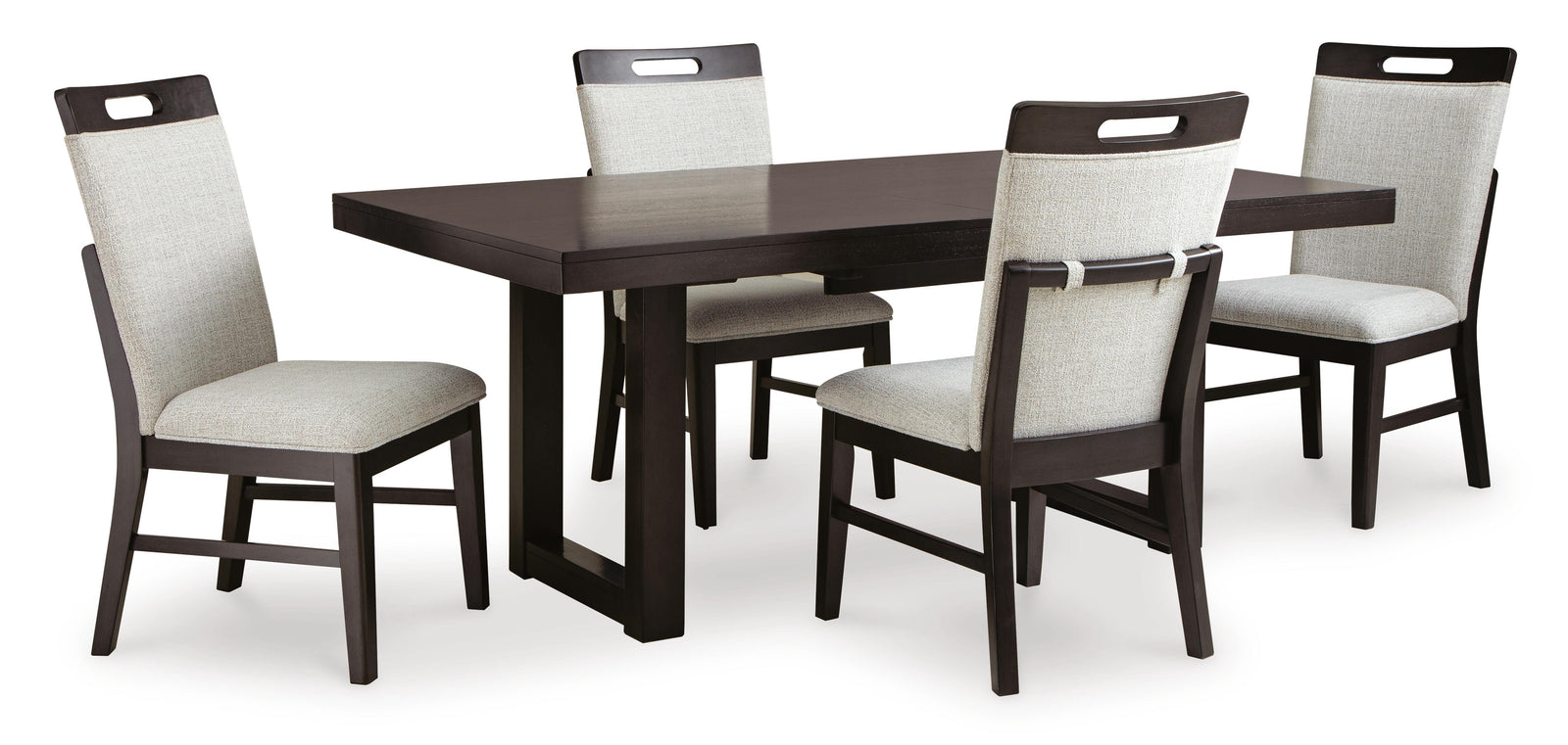 Neymorton Dining Table and 4 Chairs (D618-SI) - Image 2