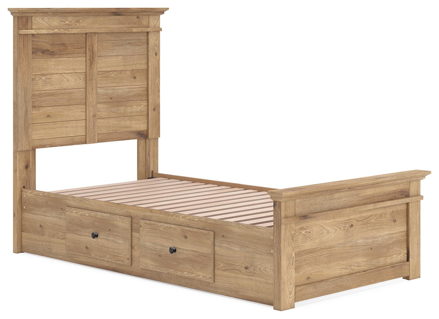 Makidern Twin Panel Storage Bed (PCB1170-SI) - Image 2
