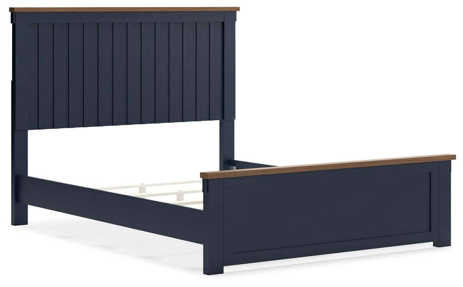 Landocken Panel Bed - Brown/Blue (B414-SI) - Image 2