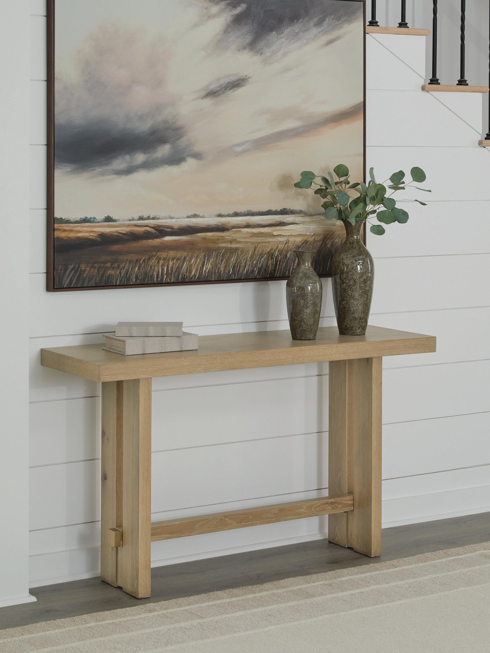 Crendlin Sofa Table - Light Brown (T537-SI) - Image 2