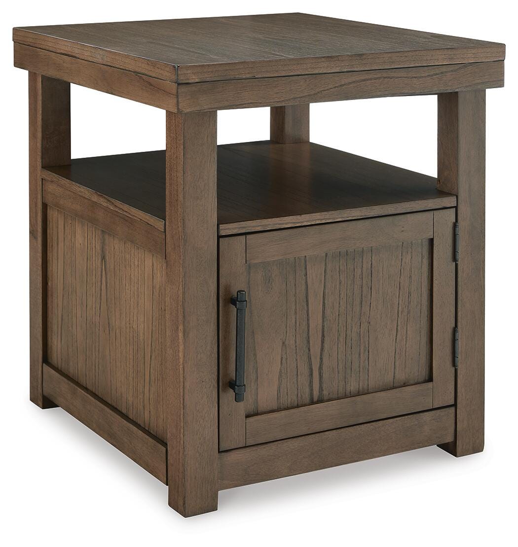 Boardernest Coffee Table and 2 End Tables - Brown (T738-SI) - Image 6