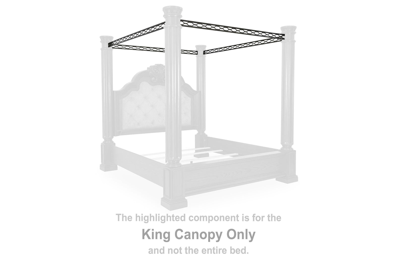 Maylee Canopy - Dark Brown (B947-SI) - Image 3