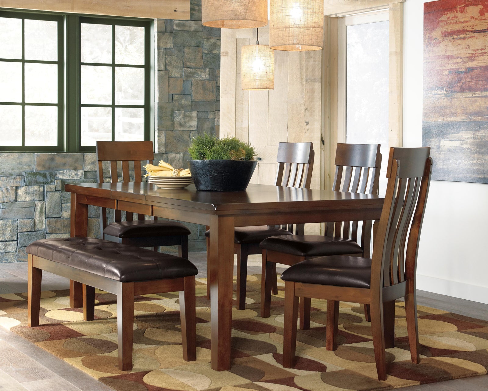 Ralene Dining Bench (D594-SI) - Image 4