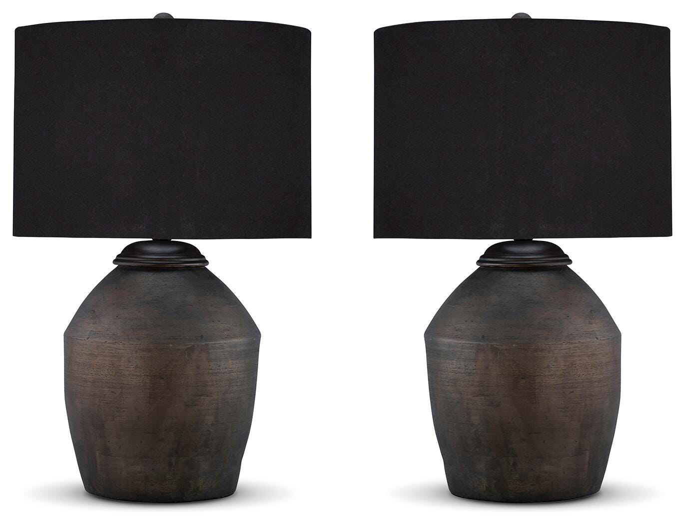 Naareman 2-Piece Lamp Set (L100804-SI)