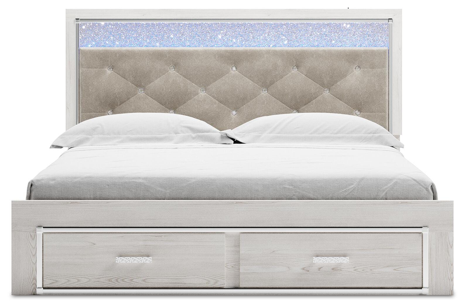 Altyra Storage Panel Bed and Nightstand (B2640-SI) - Image 2