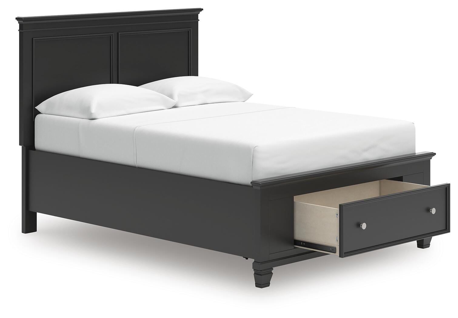 Lanolee Panel Storage Bed (Youth) - Black (B687-SI) - Image 2