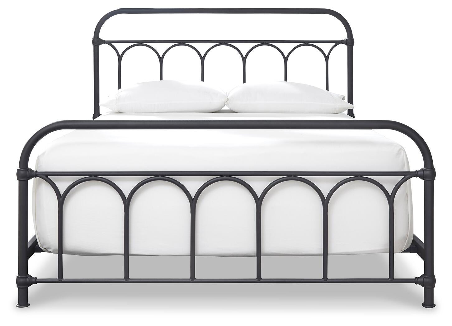Nashburg Metal Bed - Black (B280-SI) - Image 11