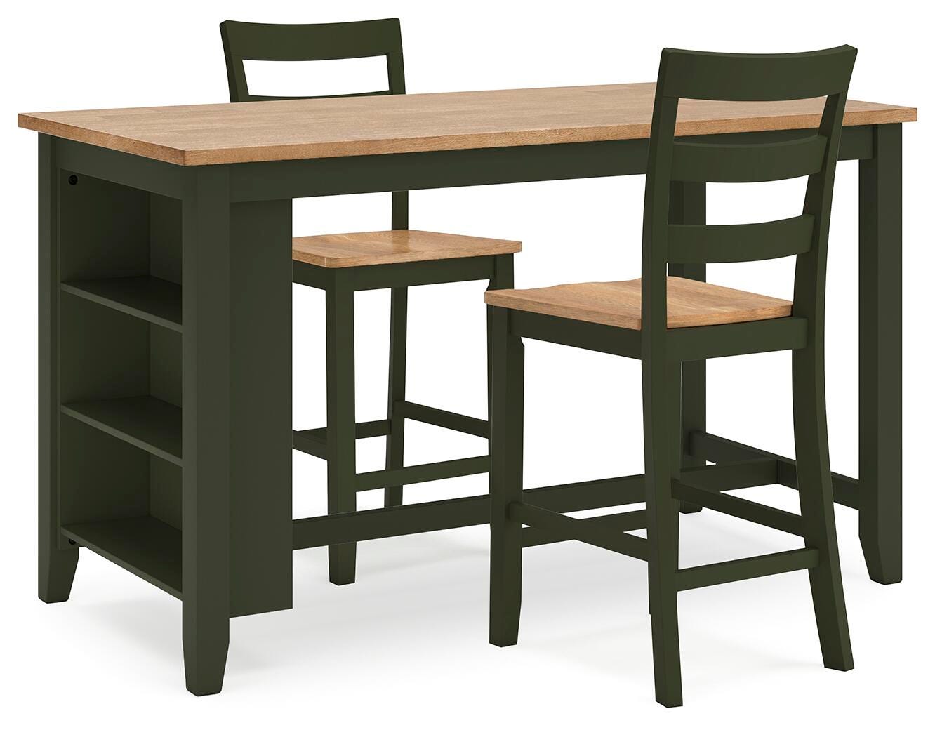 Gesthaven Counter Height Dining Table and 2 Barstools (D401-SI) - Image 2