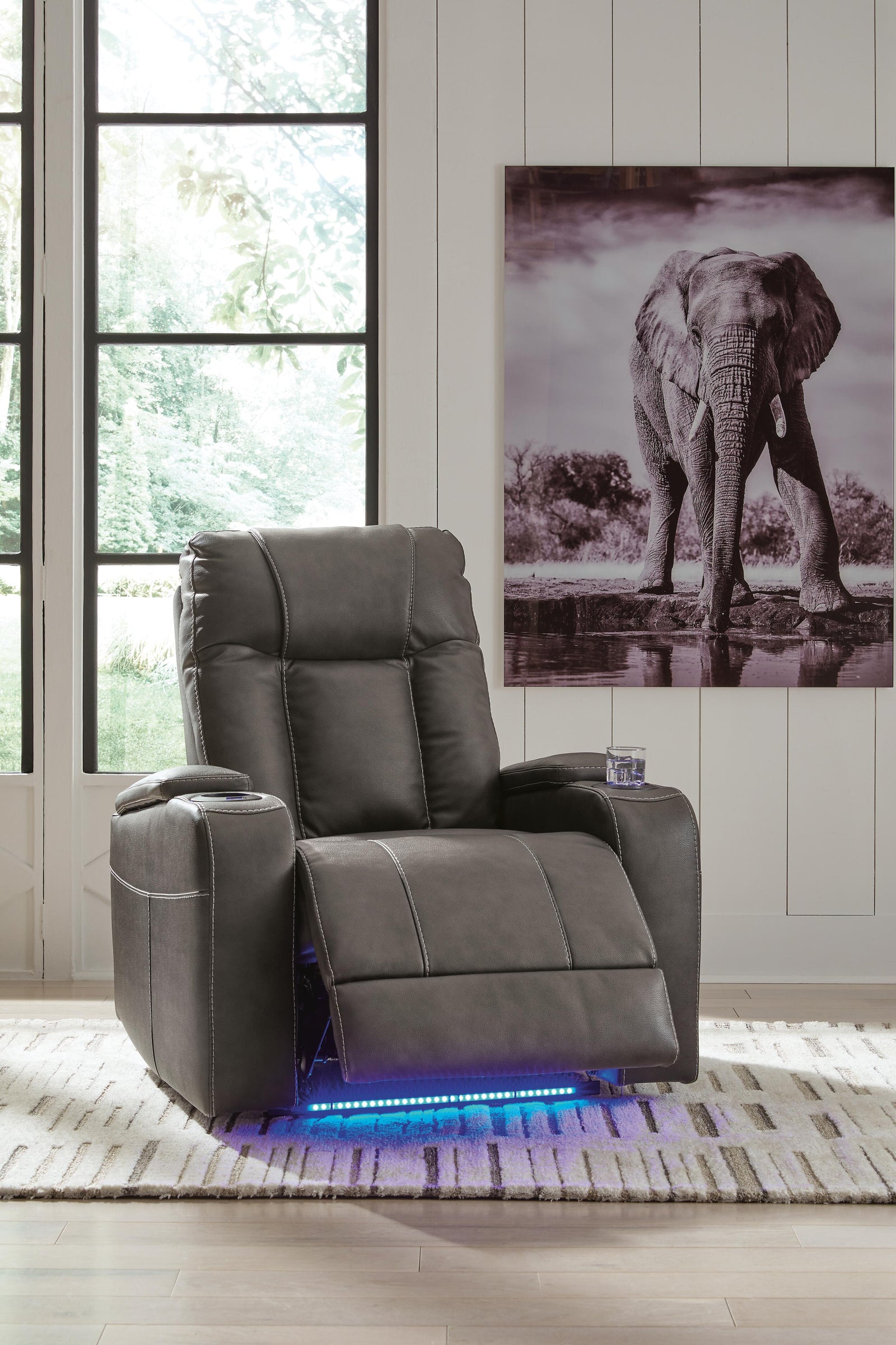 Feazada Power Recliner (66205-SI) - Image 9