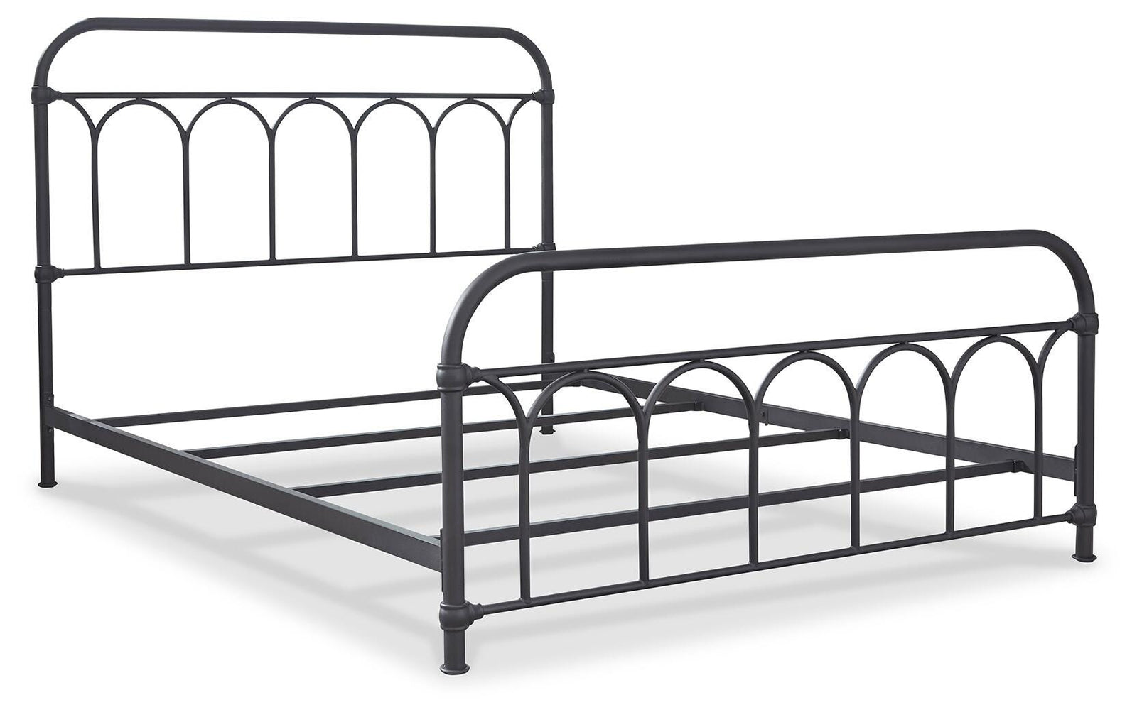 Nashburg Metal Bed - Black (B280-SI) - Image 12