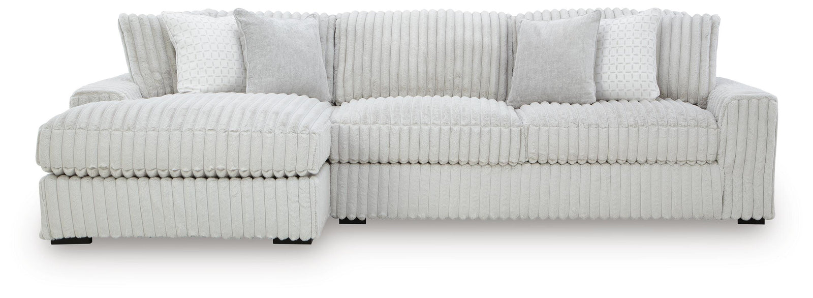 Stupendous 2-Piece Sectional with Chaise (25903-SI)