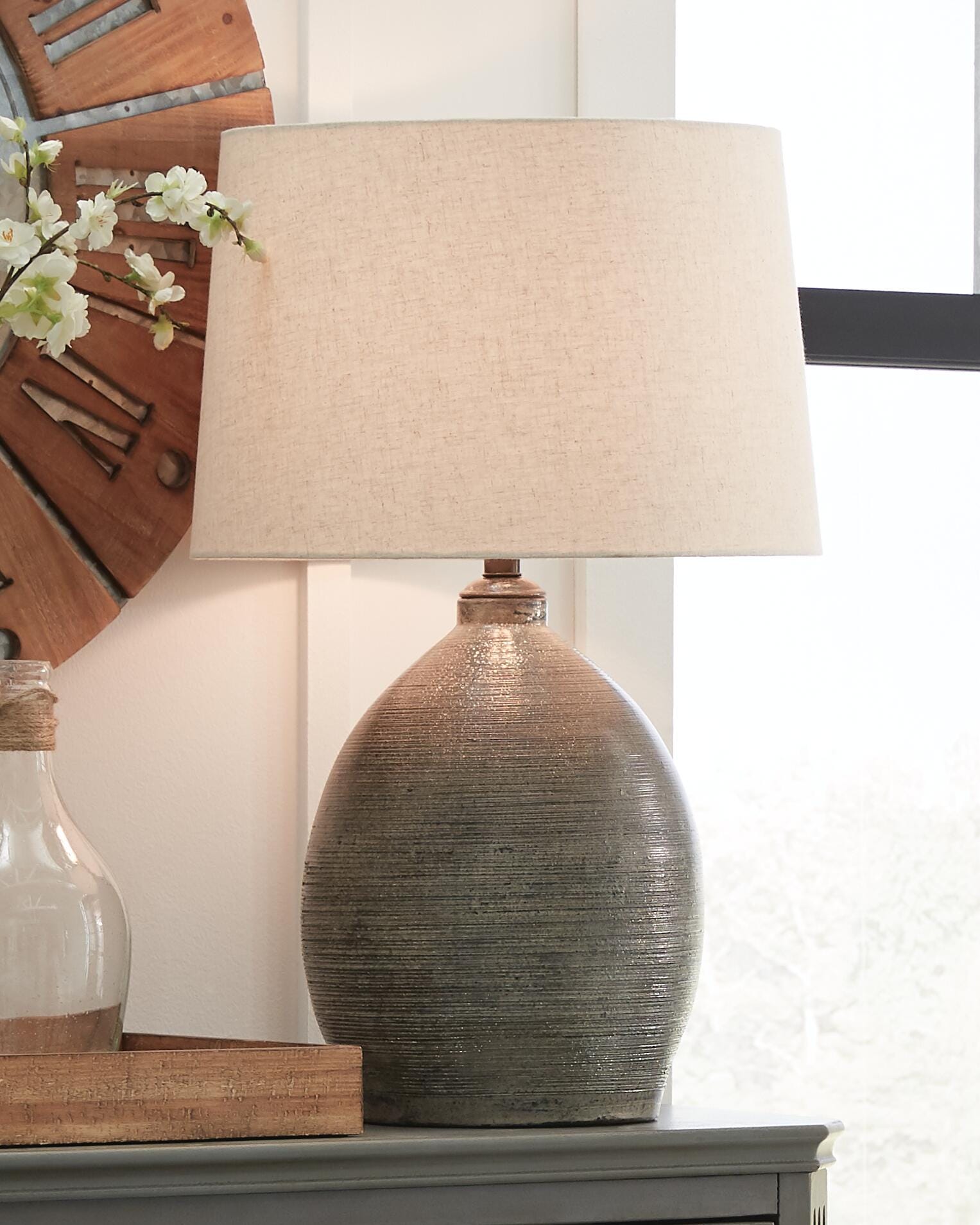Joyelle Table Lamp (Set of 2) (L100744-SI) - Image 2