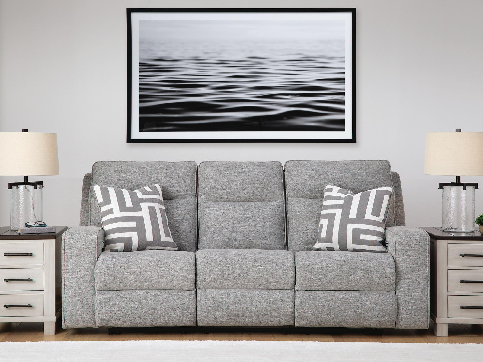 Biscoe Power Reclining Sofa (90503-SI) - Image 2