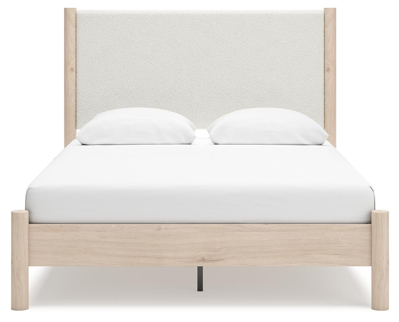 Cadmori Upholstered Panel Bed - Two-tone (B2615-SI) - Image 4