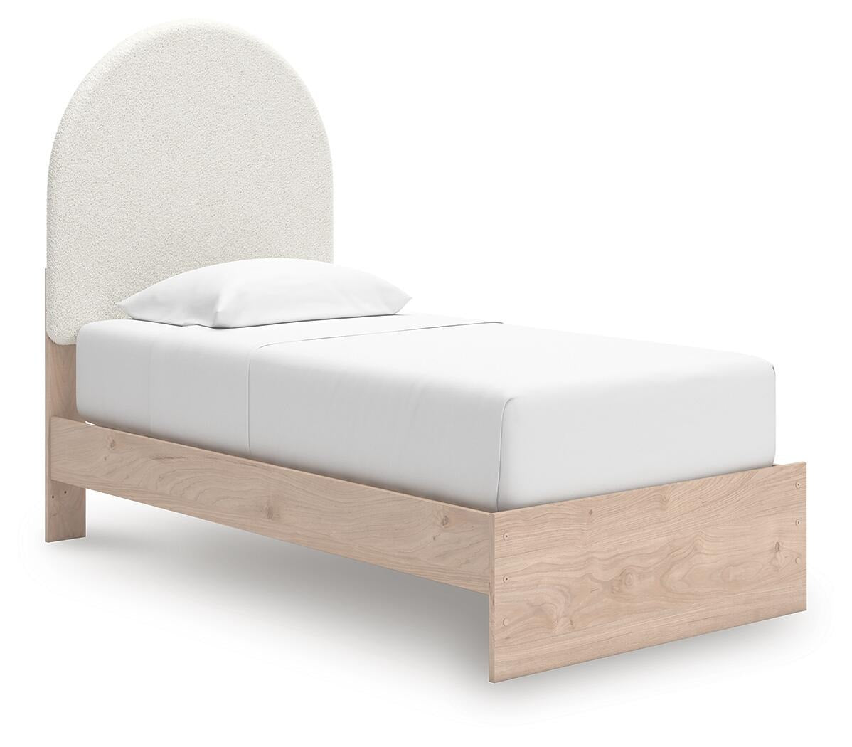 Arloster Twin Upholstered Panel Bed, Dresser and Mirror (PCB1566-SI) - Image 10