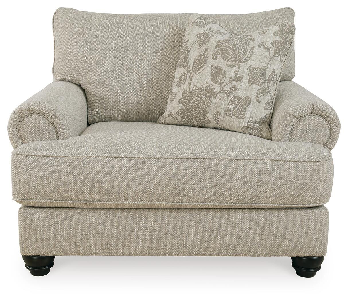 Asanti Sofa, Loveseat, Oversized Chair and Ottoman (13201-SI) - Image 10