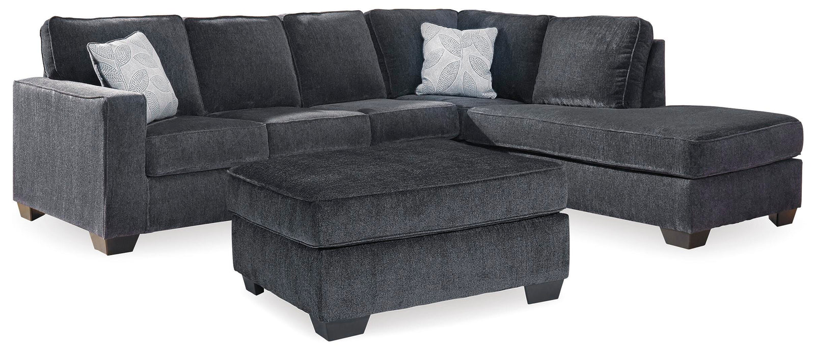 Altari 2-Piece Sectional and Ottoman (87213-SI)