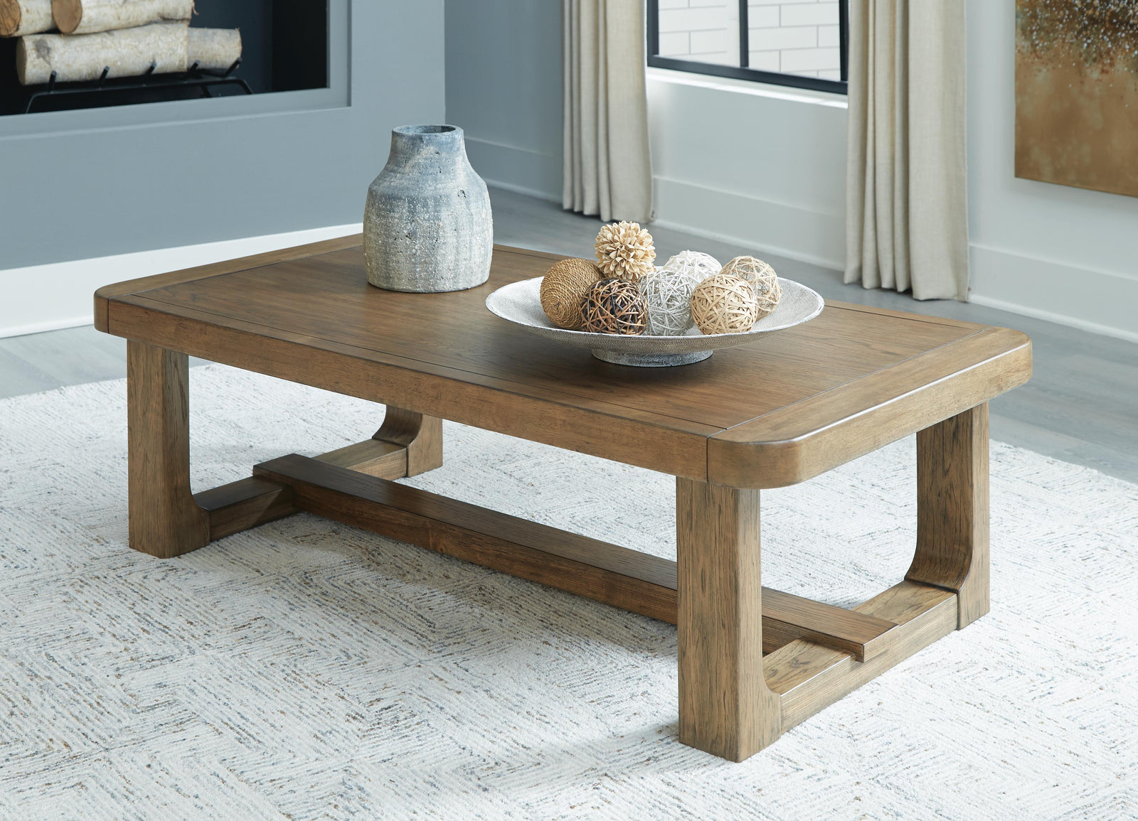 Cabalynn Coffee Table - Light Brown (T974-SI) - Image 6