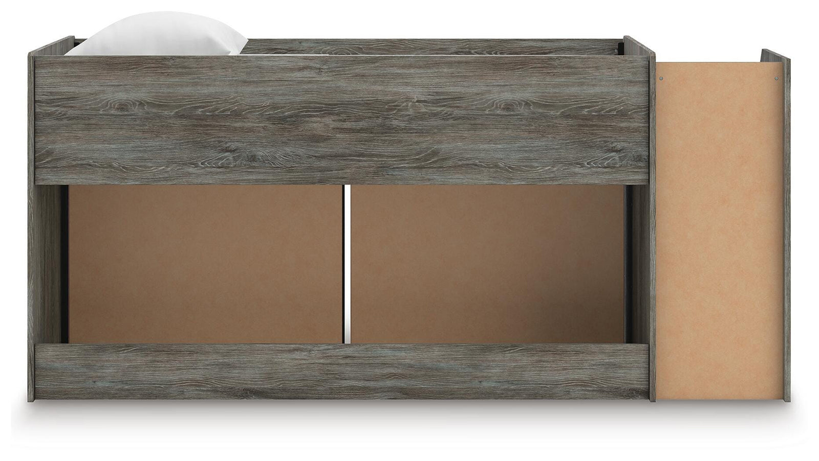 Frandern Loft Bed with Drawer Storage (Youth) - Warm Gray (B4480-SI) - Image 5