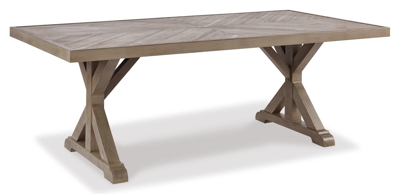 Beachcroft Outdoor Dining Table with 4 Chairs and Bench (P791-SI) - Image 7