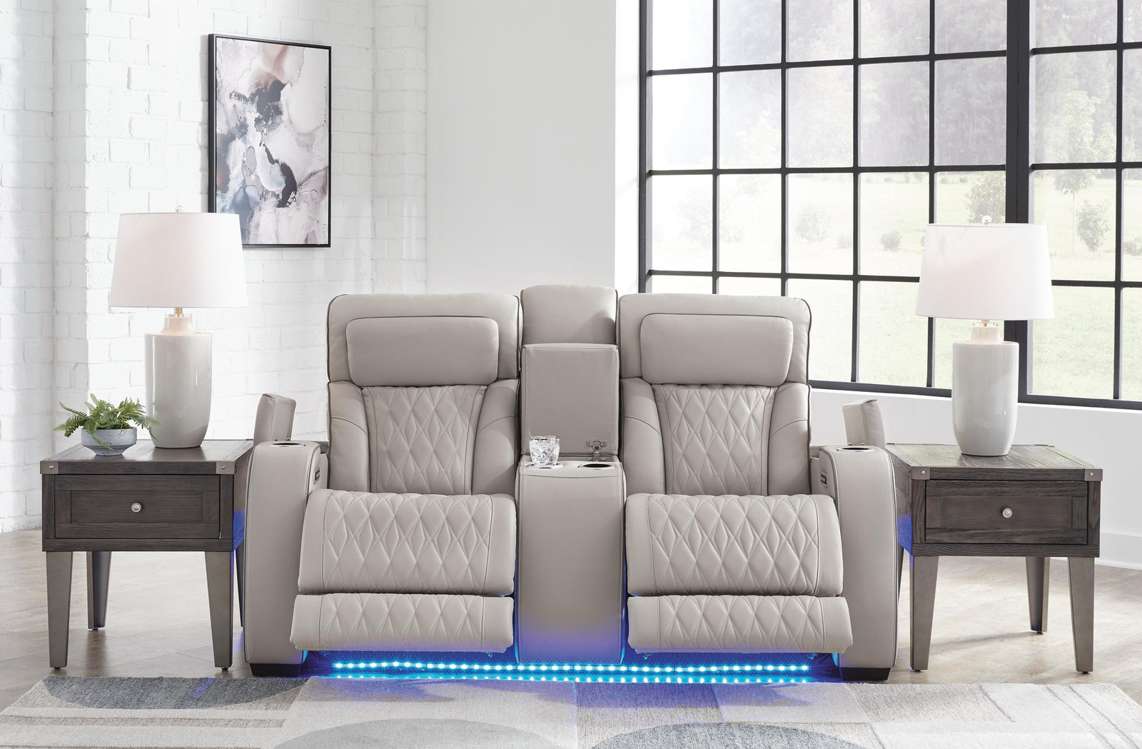 Boyington Power Reclining Loveseat with Console (U27105-SI) - Image 8