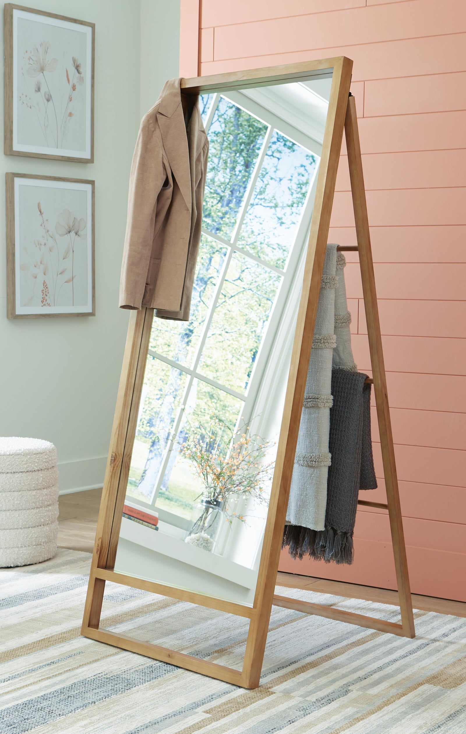 Devford Floor Mirror (A8010341-SI) - Image 4