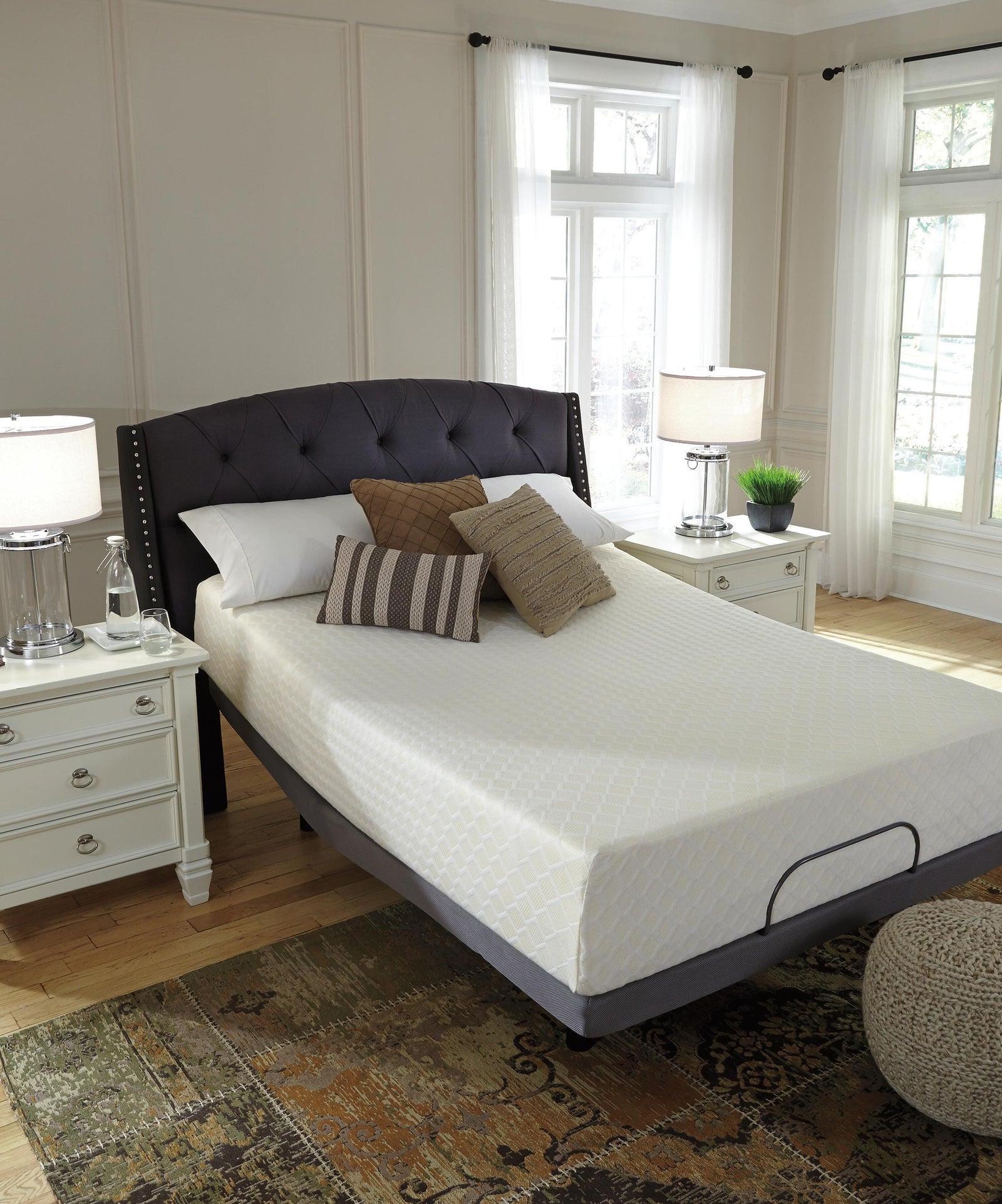 Chime 12 Inch Memory Foam Queen Mattress in a Box (M727-SI) - Image 14