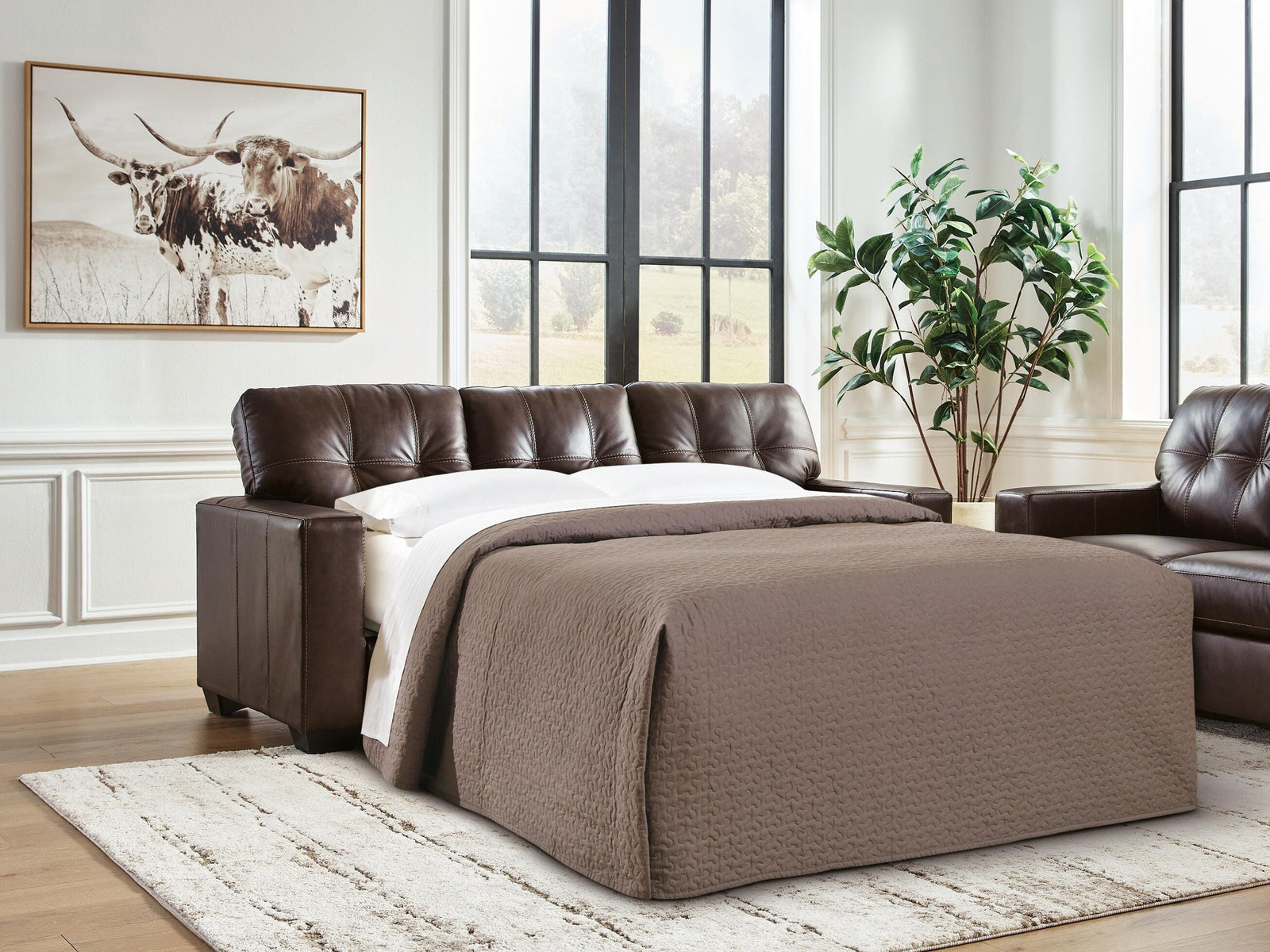 Santorine Queen Sofa Sleeper (21706-SI) - Image 16