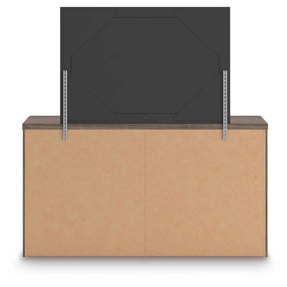 Kendanport King Upholstered Bed, Dresser and Mirror (PCB1108-SI) - Image 6
