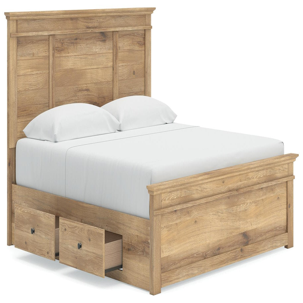 Makidern King Panel Storage Bed (PCB1170-SI) - Image 4